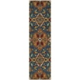 thumbnail image 2 of Safavieh Heritage Reanna Oriental Wool Runner Rug, Camel/Blue, 2'3" x 12', 2 of 8