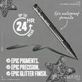 thumbnail image 3 of NYX Professional Makeup Epic Ink Glitz, Metallic Liquid Eyeliner, Graphite Glitz, 0.03 fl oz, 3 of 11