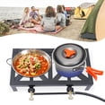 thumbnail image 3 of Denest 2-Burner 8000 Watts Propane Outdoor Stove, 3 of 11