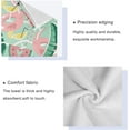 thumbnail image 4 of Dreamtimes 3 PCS Towel Cute Flamingo in Summer Cotton Bath Towel Set (1 Bath Towel, 1 Hand Towel, 1 Washcloth) for Bathroom, Super Soft and Quick Dry Towels, 4 of 7