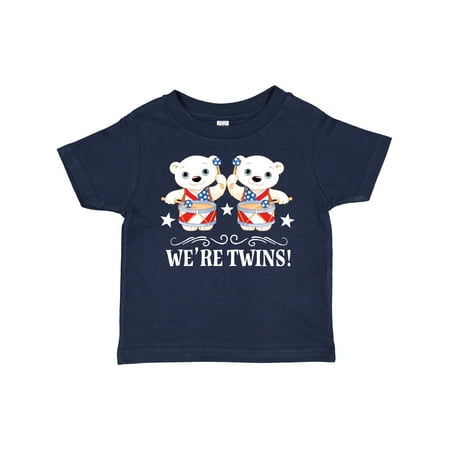 

Inktastic 4th of July Twins Boys or Girls Toddler T-Shirt