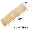 thumbnail image 4 of Rehabilitation Advantage 40 Inch Durable Birchwood Transfer Board, 40" Long, 4 of 4