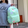 thumbnail image 4 of Mochila Mochila de dibujos animados de 3 piezas para mochila de estudiante con caja de almuerzo (verde), 4 of 5