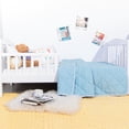 thumbnail image 5 of Ultra Soft Microfiber Toddler Comforter - Down Alternative Lightweight Crib Quilted Blanket, 43" x 60", Aqua Blue, Ntbay, 5 of 5