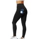 thumbnail image 1 of Gibobby Mujeres Pantalones Térmicos Leggings Pantalones Mujer Estampado Hip High Tight Fitting Sports Hip Fitness Peach Pantalones Cintura Yoga Yoga Pantalones(Negro,CH), 1 of 4