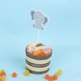 thumbnail image 5 of COSMOBETTY 24pcs Decoration Card Insert Cake Adornment Cake Decoration Cupcake Ornament Cake Toppers Cupcake Picks Grey, 5 of 8