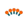 thumbnail image 1 of Vickerman 25 Orange G30 LED Light on Green Wire 16' Christmas Light Strand Lead wire 6", 1 of 1