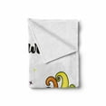thumbnail image 2 of Pride Soft Flannel Fleece Throw Blanket, LGBT Slogan Writing Unicorn Mascot Character Rainbow Tail, Cozy Plush for Indoor and Outdoor Use, 50" x 70", Multicolor, by Ambesonne, 2 of 6