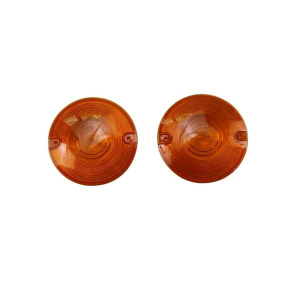 Motorcycle Turn Signal Lamp Lens Cover for Harley Touring Road Electra Glide Road King Softail