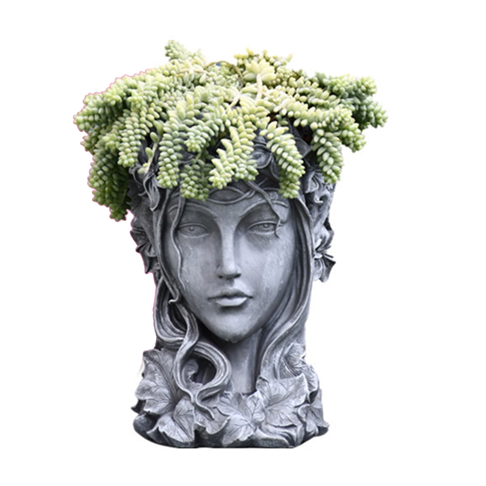 WINDLAND Succulent Vase Cement Mold Goddess Flower Pot Silicone Resin Mold for Adults
