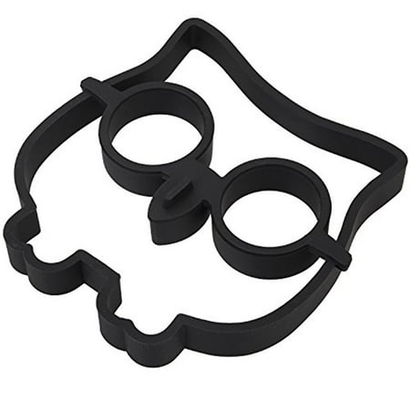 Egg Mold - Jumbl™ Silicone Egg Mold Ring & Egg Yolk Separator - Egg Molds Available in Exciting Novelty Shapes Such as Owl & Skull