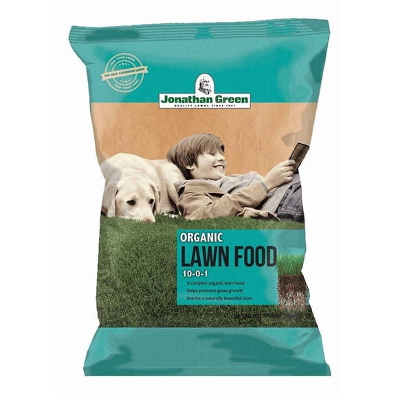 Jonathan Green & Sons 7566565 Organic Lawn Food 10-0-1 5,000 sq. ft.. Pack of 2 — Residential Use, Standard Application