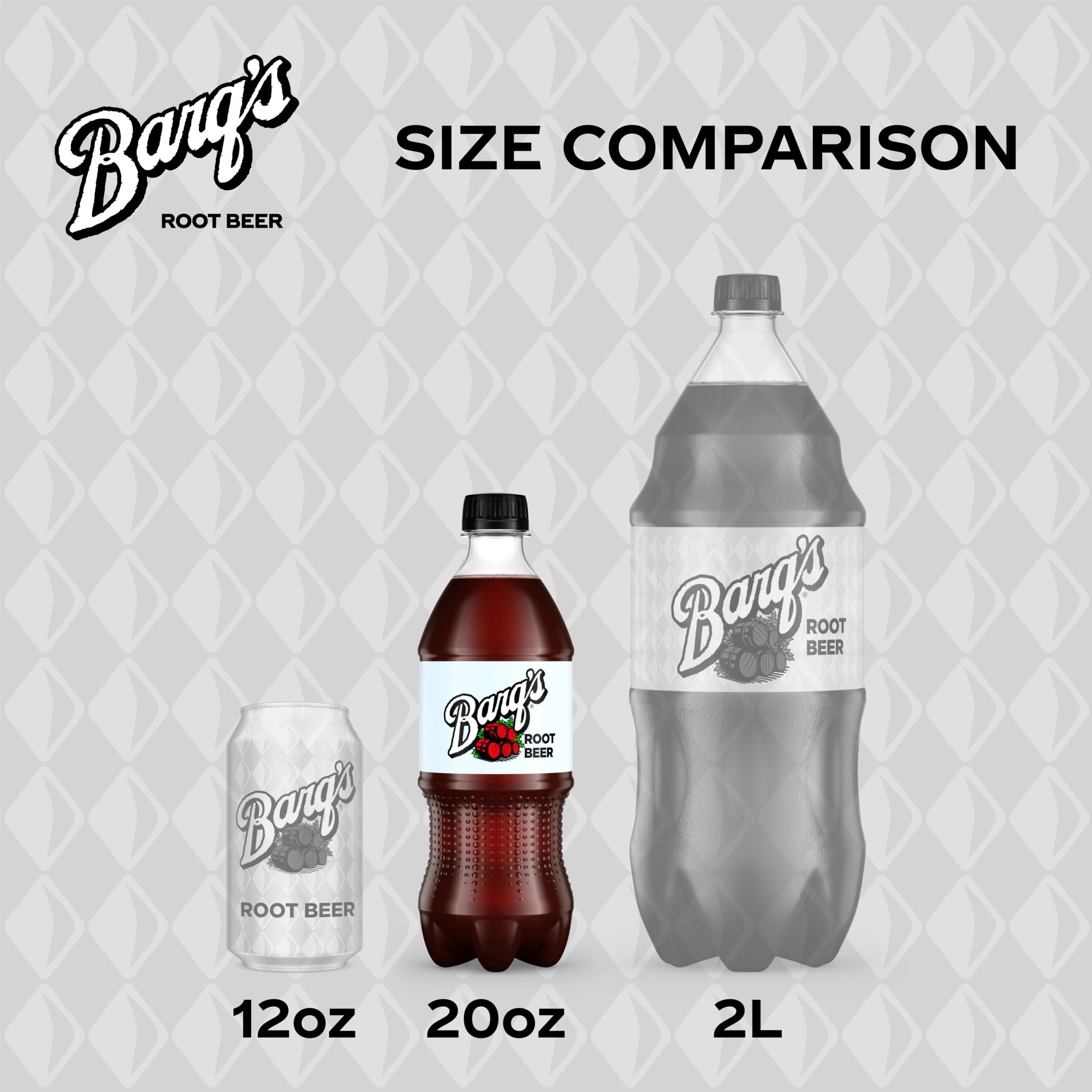 Barq's Root Beer Soda Pop Bottle, 20 fl oz