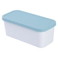 thumbnail image 2 of PLJFXXM 1 Pack Ice Cream Containers, 1.3 Quarts Ice Cream Tubs with Lids, Freezer Storage Container for Sorbet, Frozen Yogurt and Gelato, Non-Slip Base, Dishwasher Safe,Sky Blue, 2 of 9