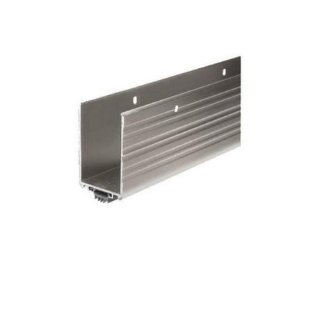 

XylehR 221AV36 Aluminum Finish Wrap Around Door Bottom Door Shoes with Vinyl Weatherseal for 36 Door