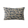 thumbnail image 5 of Plutus Brands Blue Plutus Angles Abstract Luxury Throw Pillow 26 in x 26in, Double Sided 26" x 26", 5 of 9