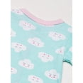 thumbnail image 4 of Luvable Friends Baby Girl Cotton Snap Sleep and Play 2pk, Unicorns, 3-6 Months, 4 of 4