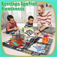 thumbnail image 4 of Set SKTMYY de Magnetic Tiles Road con coche retráctil para niños de 3 a 8 años, 4 of 7