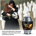 thumbnail image 4 of Fallen Leaves Urns For Small Human Ashes - Small Tribute Urn for Loved Ones - Elegant Keepsake for Ashes - Miniature Urn for Adults 3 Inch, 1 Pc, 4 of 5