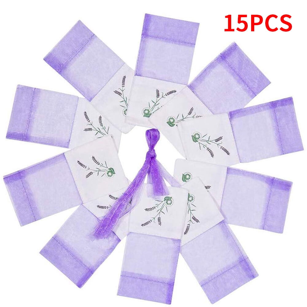 Wuligirl 100pcs Sheer Organza Drawstring Bags – 5x7 Inch Lilac Jewelry & Favor Pouches - View #5