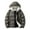 Army Green, variant on Men's Jacket Men's Stitching Drawstring Hooded Slim Fashion Jacket Coat Outwear Jackets for Men , White , 3XL