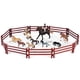 thumbnail image 1 of Modelo de figura de caballo de simulación, figuras de animales de caballo y jinete de simulación, juguete de aprendizaje emulacional optimizado para la excelencia, 1 of 8