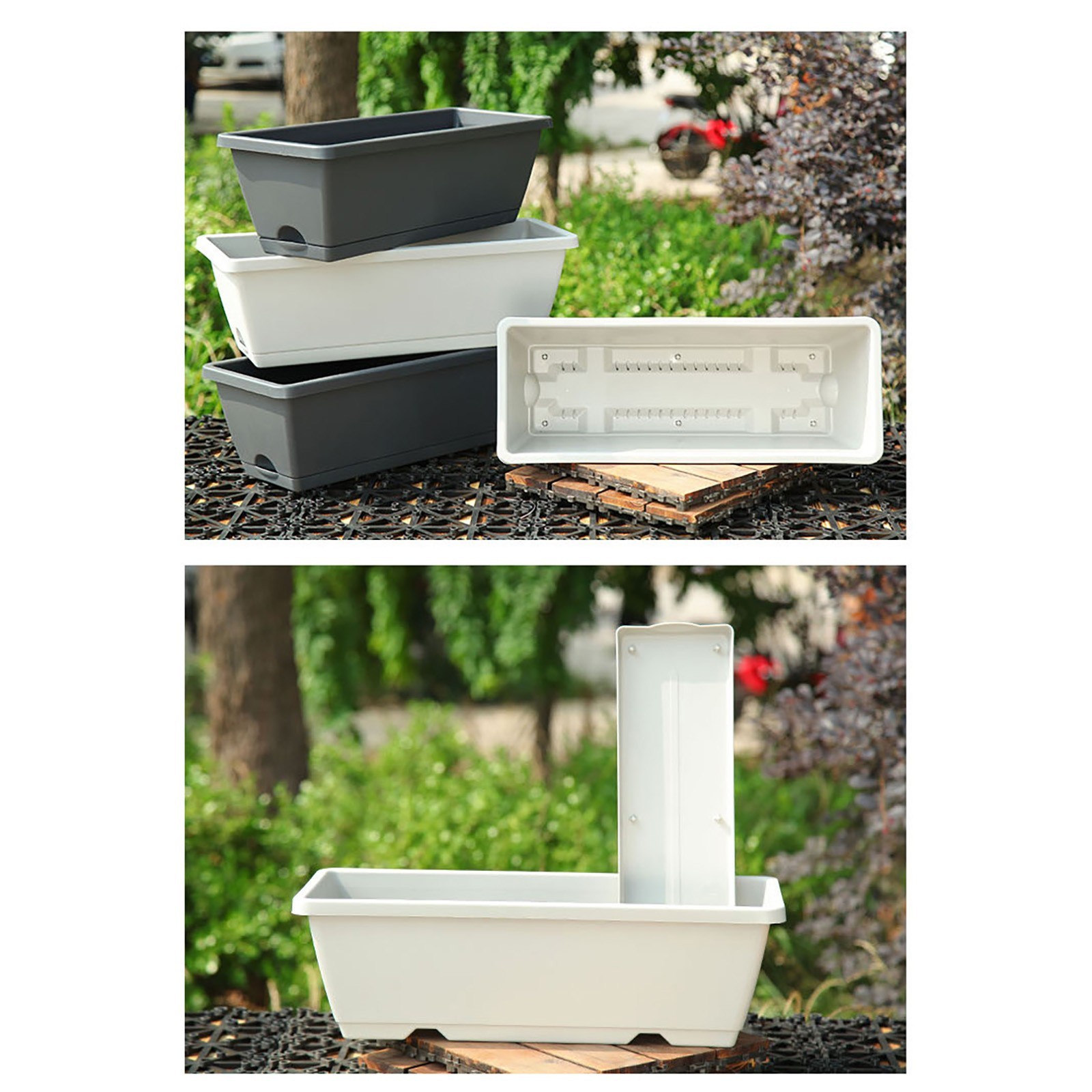Fioriera Lechuza Delta 10 Con Autoirrigazione – 30,5 Cm – Per Davanzali, Con Substrato PON E Indicatore D'Acqua – Design Germanico