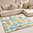 thumbnail image 2 of Floral Pattern Design 63''x48'' Plush Memory Foam Bath Mat, Soft, Absorbent, Non Slip, Durable, 2 of 7