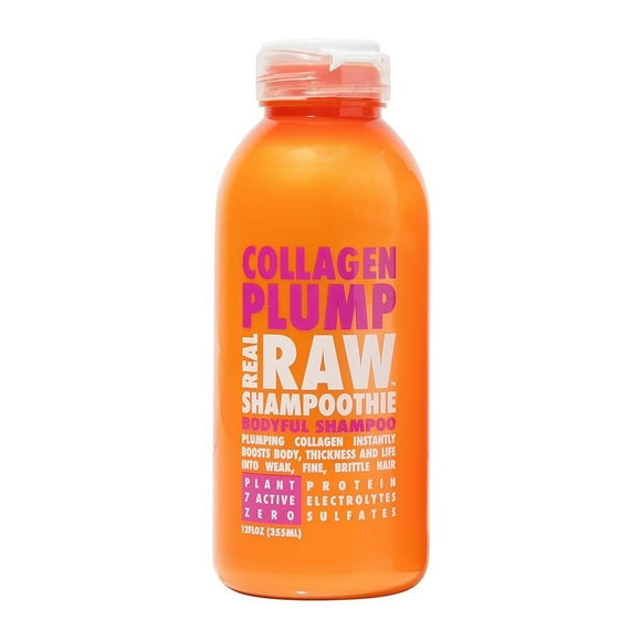 Shampoo Real Raw Collagen Plump Con agua de coco y jugo de aloe vera 355 ml