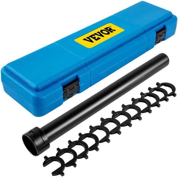 VEVOR Inner Tie Rod Tool Kit, 12 pcs Tie Rod Removal Tool, 12 pcs Crowfoot Adapters Master Inner Tie Rod Tool Set, 1/2 inch Drive Tube Tie Rods Tool, Heavy-Duty Steel Inner Tie Rod Removal Tool For Ve