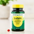 thumbnail image 5 of Spring Valley Lutein with Zeaxanthin Dietary Supplement Softgels for Vision & Eye Health, 6 mg, 30 Count, 5 of 12