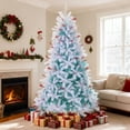 thumbnail image 4 of Costway 7 FT Pre-lit Artificial Christmas Tree with 855 Branch Tips & 350 LED Lights, 4 of 10