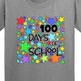thumbnail image 4 of Inktastic 100 Days of School Colorful Stars Youth T-Shirt, 4 of 5