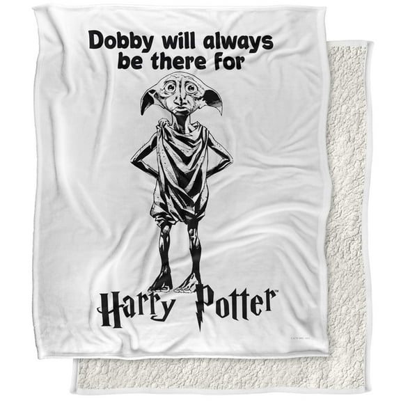 Harry Potter Blanket, 50"x60", Always Be There Silky Touch Sherpa Back Super Soft Throw Blanket