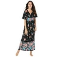 thumbnail image 1 of Only Necessities Women's Plus Size Long Crinkle Cotton Dress or Nightgown Dress Or Nightgown, 1 of 5