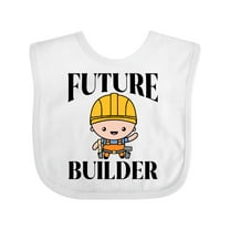 Inktastic Boys Future Builder Construction Boys Baby Bib