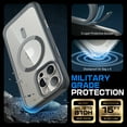 thumbnail image 5 of SUPCASE Unicorn Beetle Grip for iPhone 16 Pro Max Case, Quick Access Button Design MagSafe Case [Military-Grade Drop Protection] with Stand Rugged Magnetic Phone Cover for iPhone 16 Pro Max, Gray, 5 of 10