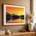 thumbnail image 4 of BLED 01 - Bled Radovljica Slovenia Photography Lake Sunset Silhouette Scenic Church Nature Landscape Unframed Wall Art Print 20 x 28 inches, 4 of 7
