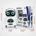thumbnail image 3 of Interactive Smart Mini Robot with Speech Dialogue And Music, Intelligent Induction Alloy Toy for Interactive Play And Entertainment, 3 of 3
