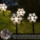 thumbnail image 3 of Luces, decoraciones navideñas, copos de nieve, adornos para entrada de autos, patio, balcón Batería, 3 of 9