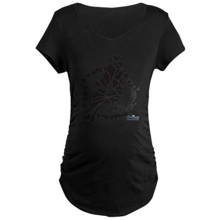 

CafePress - Avengers Endgame Black Logo Maternity Dark T Shirt - Maternity Dark T-Shirt