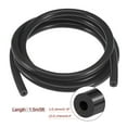 thumbnail image 2 of 4mm ID 10mm OD 3mm Wall Thick 5ft Black Vacuum Silicone Tube Tubing Hose for Engine, 2 of 5