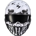 thumbnail image 3 of Scorpion Covert X Marauder Open Face Motorcycle Helmet Black/White LG, 3 of 3