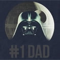 thumbnail image 2 of Men's Star Wars Father's Day Deathstar #1 Dad Graphic Tee Navy Blue 2X Large, 2 of 5