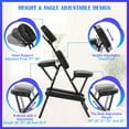 thumbnail image 6 of XgoodX Portable Massage Chair,Foam Therapy Chair Height Adjustable Tattoo Chair,Folding Travel Spa Chairs Face Cradle Salon Massage Chair with Carrying Bag-Black, 6 of 7