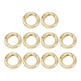 thumbnail image 2 of GUOOL 10 Pcs Mousqueton Rond 0.9 Pouces Clips de Pression Boucles Toriques Pince Métal Durable pour Sacs Doré, 2 of 7