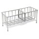 thumbnail image 1 of Dishwashing Sponge Storage Rack Rectangular Simple Design Homeowners Kitchen Use Stainless Steel Kitchen Storage Tool Holder 21.5X8.5X9.2CM 1Pcs, 1 of 4