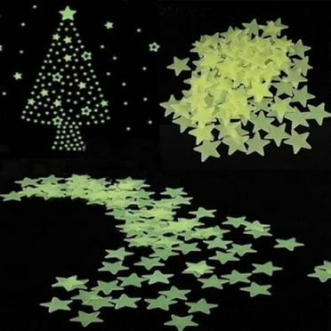 150+ Piece Glow in the Dark Stars Super Glowing Galaxy Set Wall Ceilin – LLC