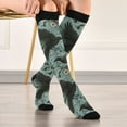 thumbnail image 5 of FORMRS Womens Knee High Socks Casual Long Thick Travel Daily Wear, 2 Pairs, Mystic Crows Pattern, 5 of 6