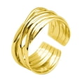 thumbnail image 2 of Anillos ajustables Qarigey de múltiples capas para adultos fiesta de disfraces banquete viaje anillo abierto joyería de mano regalo, 2 of 6